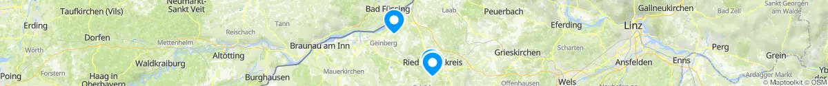 Map view for Pharmacies emergency services nearby Sankt Martin im Innkreis (Ried, Oberösterreich)